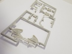 1958 Edsel Pacer FRONT SUSPENSION / STEERING from AMT 1:25 Model Kit 58