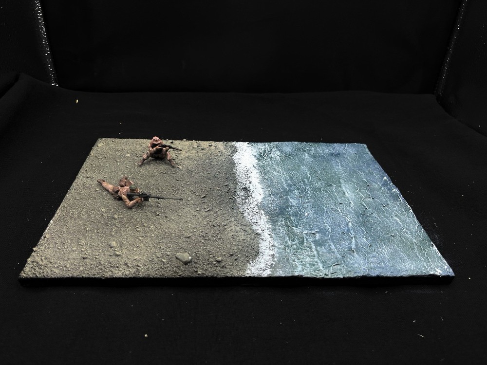 1/35 Scale Military Diorama Base Terrain Display Model Soldiers Figures Diecast