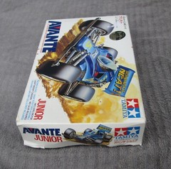 RARE Tamiya Avante Jr Special Version 18507 Clear Chassis Yellow Tires 1990 NOS