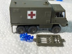 Roco mintanks Z-322 Pinzgauer 712 Ambulance Lima35 original 1/87
