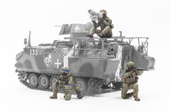 Hobby Fan HF771 1/35 Ukranian Tank Hunter FGM-148 Javelin Squad – 3 Figures Set