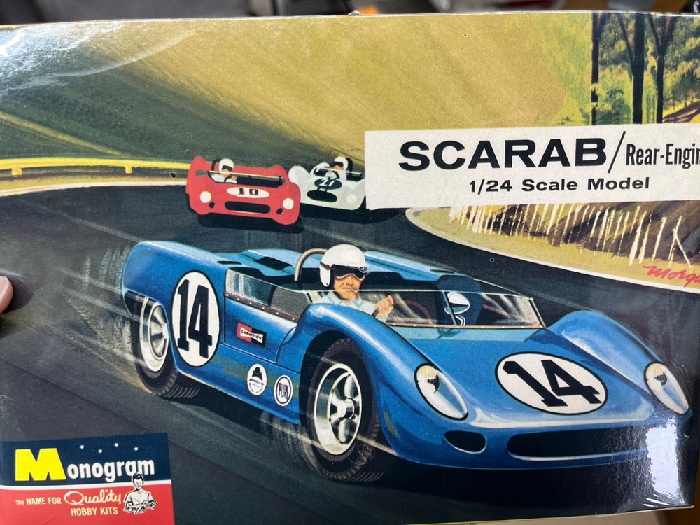 Monogram PC197 Scarab Rear Engined Racer vintage 1/24 McM KIT FS
