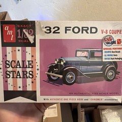 🏆AMT 1932💖Ford V-8 Coupe🇺🇸Scale Stars 1/32 Model Factory Sealed