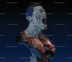 Superman Zombie Bust model kit unassembled unpainted see Description