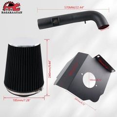 Bagaraatan Cold Air Intake System Heat Shield Compatible 2009-2014 Chevy