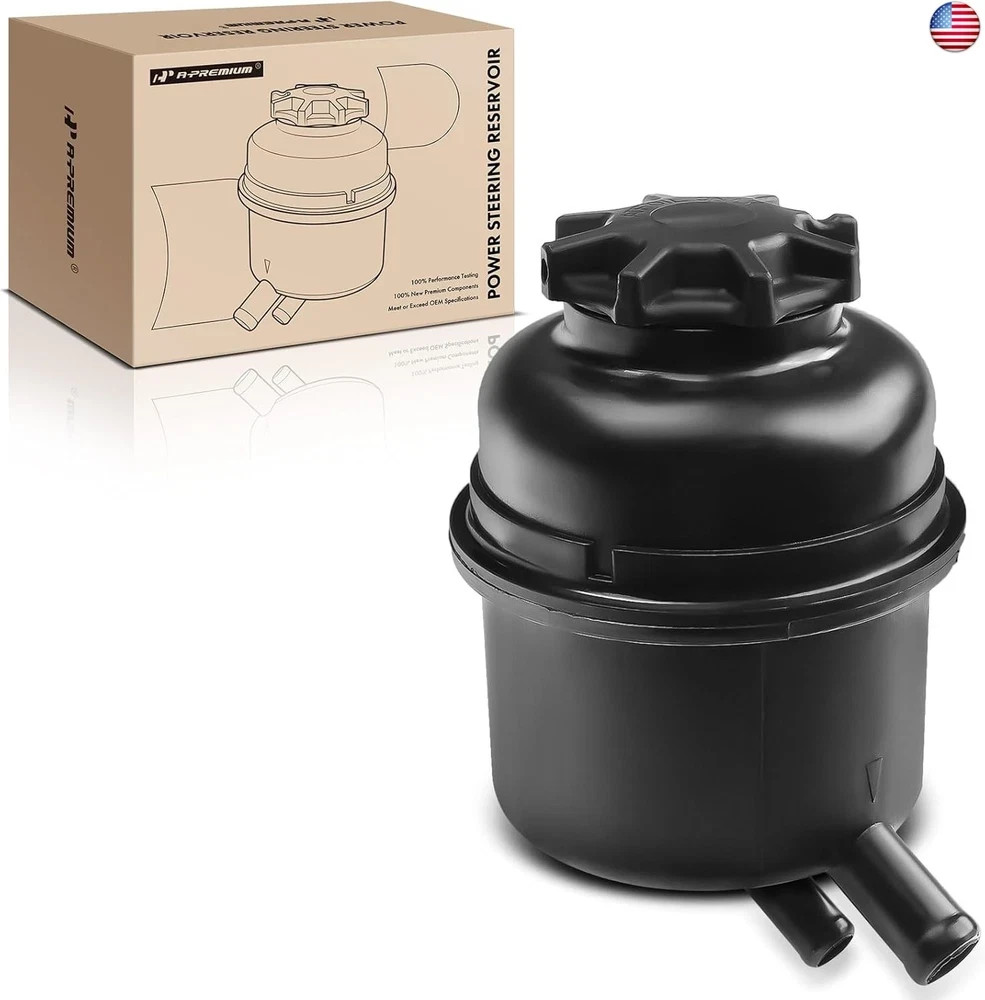 A-Premium Power Steering Reservoir/Tank with Cap Compatible with BMW 125i 128i