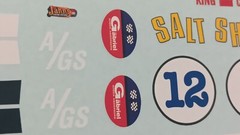 1937 Chevy 1/25 AMT Waterslide Decal Sheet Vintage Style Sponsor Stovebolt