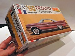 VINTAGE FACTORY SEALED 1960 DESOTO ADVENTURER KIT 1/25 Jo-Han / BEST ON EBAY
