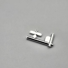 Revell 1/24 71 Plymouth GTX 85-2166 Parts Kit Bash Chrome Rear View Mirror