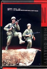 Hobby Fan 1/35 HF-514 US Marine Mass Warfare 2 (Vietnam War) – 2 Figures w/Base