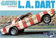 MPC974 Model Kit L.A Dart Wild Wheel-Standing Drag Car 1/25 Scale New Sealed Box