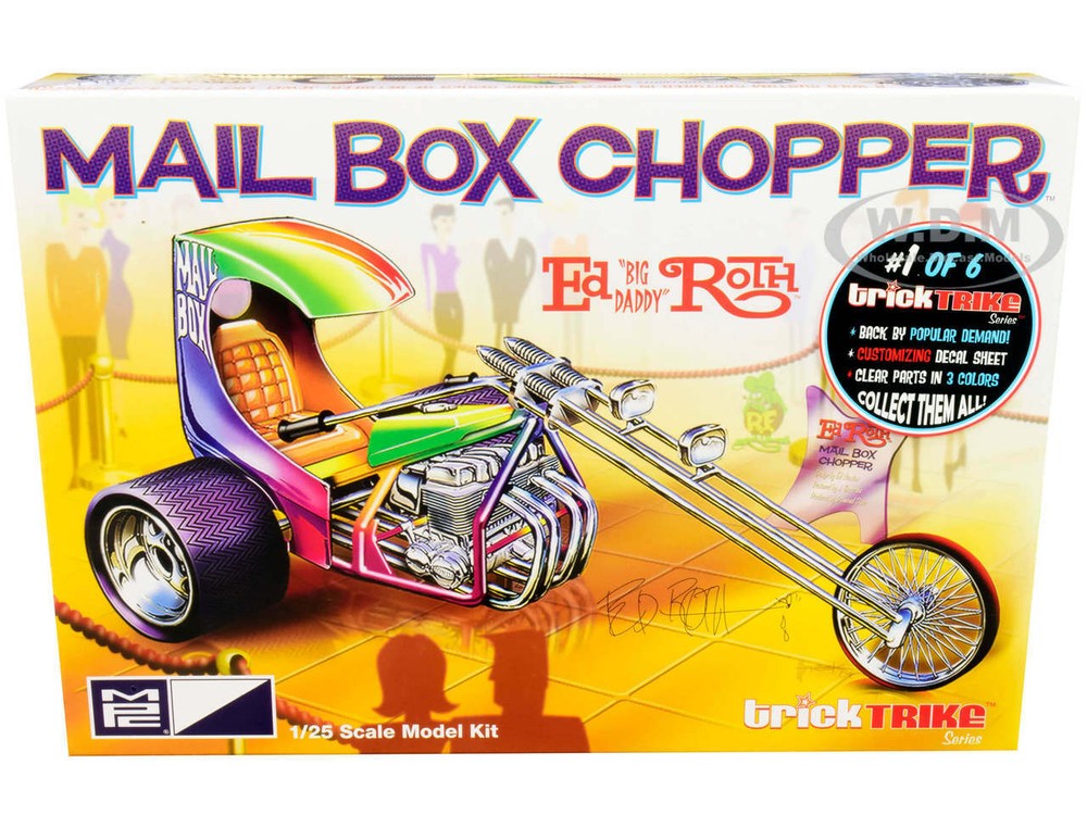 SKILL 2 MODEL KIT MAIL BOX CHOPPER TRIKE ED “BIG DADDY” ROTH’S 1/25 MPC MPC892