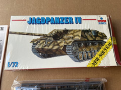 WWII ESCI 1:72 Jagdpanzer IV German Tank Open Box, Sealed Model Kit# 8319