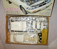 1986 TOYOTA SOARER 3.0 GT MODEL KIT TAMIYA #2464 SEALED PARTS COMPLETE VINTAGE