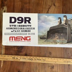 Meng Model SS-010 1/35 D9R Armored Bulldozer w/Slat Armor Model Kit