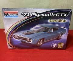 Monogram ’71 Plymouth GTX 1:24 Dream Rides Model Kit #85-4016 FACTORY SEALED!