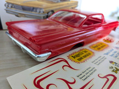 **RARE ORIGINAL VINTAGE AMT CRAFTSMAN KIT 1960 PONTIAC BONNEVILLE HT **COMPLETE!