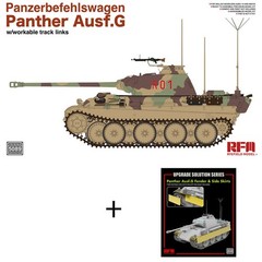 RYEFIELD RM5089 Panther Ausf.G Panzerbefehlswagen Track Links&Fender Side Skirts
