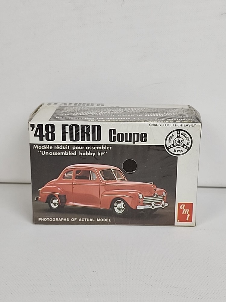 AMT 1948 FORD COUPE FACTORY SEALED SNAP KIT 1/43 SCALE ITEM #T110