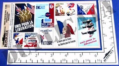 Diorama Accessory – 1/35 Free French Propaganda Posters, Various Sizes – WW2