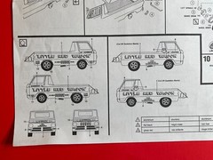 Lindberg – Little Red Wagon Dragster – Original Model Kit Instruction Sheet
