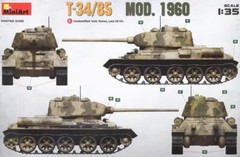 MINIART 37089 1/35 Scale T-34/85 MOD. 1960 Model Kit