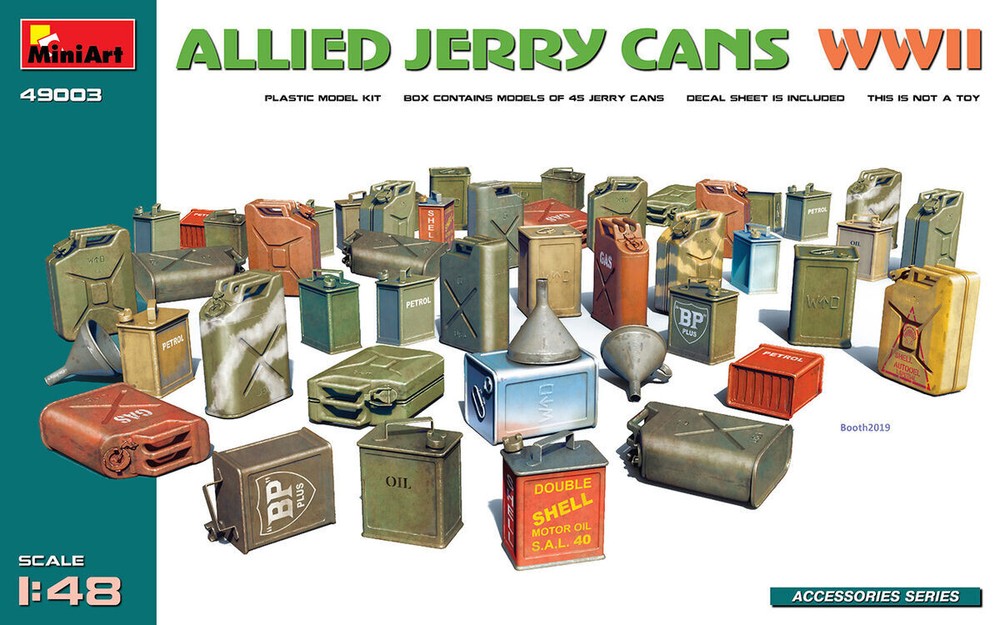 MiniArt 49003 Allied Jerry Cans WWII scale 1/48