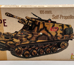 Vintage ESCI 8004 German Sd.Kfz.124 Wespe 105mm Self-Propelled Howitzer 1/72 NEW