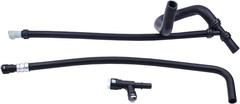Engine HAVC Heater Hose Assembly W/Connector Kit for Chevy Tahoe Suburban Silver