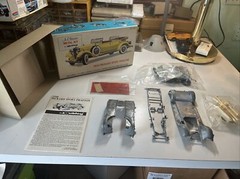 Hubley 1930 Packard Sport Phaeton Unbuilt Kit #4859-600