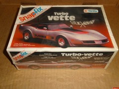 VINTAGE SNAP FIX MODEL KIT CHEVROLET CORVETTE TURBO VETTE NEW SEALED 1980 TX USA