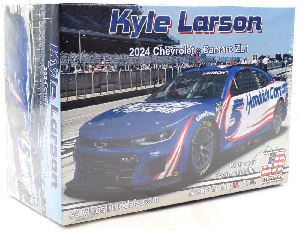 Salvinos JR Models “Hendrick” Kyle Larson 2024 Camaro ZL1 Nascar 1/24 Car Kit