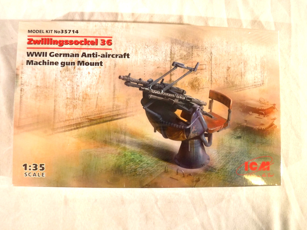 1/35 ICM WWII Zwillingssockel 36 German Anti Aircraft Machine gun Mount # 35714