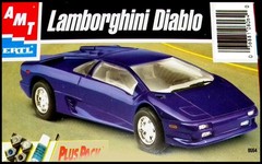 AMT 1/25 scale kit LAMBORGHINI DIABLO # 8064 Factory Sealed