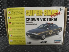 1997 Lindberg Super-Snap 72713 CROWN VICTORIA OHIO STATE HIGHWAY PATROL 1:25 NIB