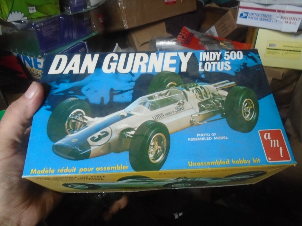 1976 AMT Dan Gurney 1963 INDY 500 Lotus Model Kit 1/25 Scale T154  Racing