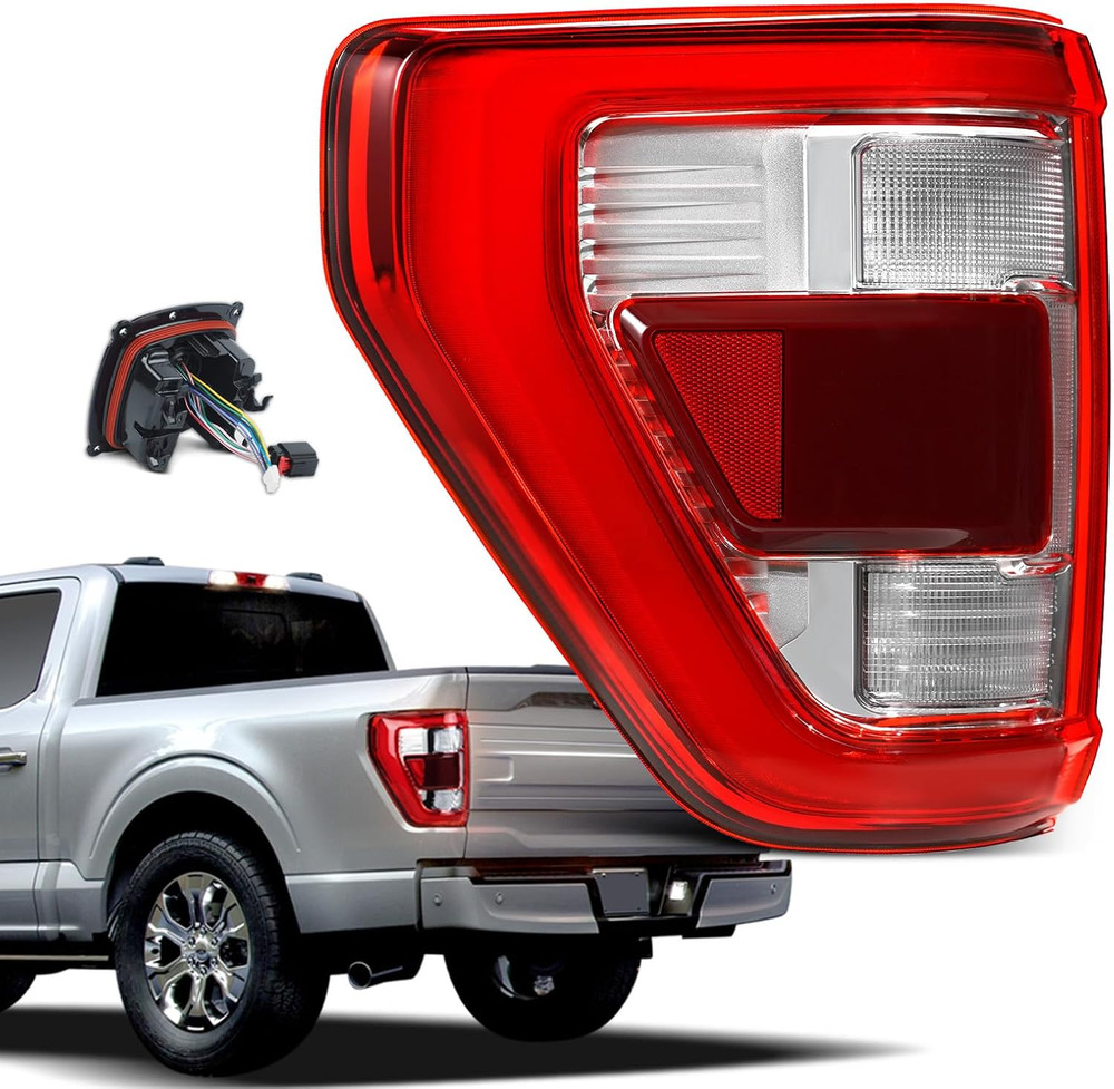 LED Tail Light Compatible with 2021 2022 2023 Ford F150 King Ranch Lariat Limite