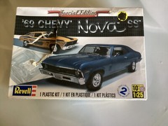 Revell 1/25 scale. 1969 Chevy Nova SS. #85-2098