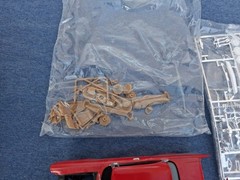 1/25 Scale Partially Built AMT 1957 Chevrolet Bel Air Hardtop Chevy -Older Issue