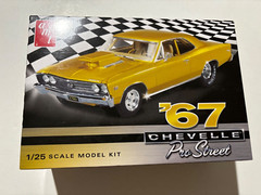Model Car Parts – AMT 1967 Chevelle Pro Street Instructions Decals 1/25 kitbash