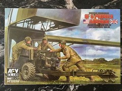 AFV CLUB 1/35 WW II BRITISH AIRBORNE QF 6-POUNDER ANTI-TANK GUN MKIV # 35219 F/S