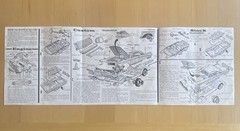 Original AMT 1962 Imperial Hardtop 3 in 1 Model Kit Instructions only no kit