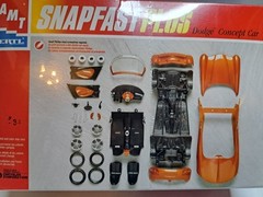 AMT Snapfast Plus 1/25 1997 Dodge Concept Car Copperhead Snap Model Kit SEALED