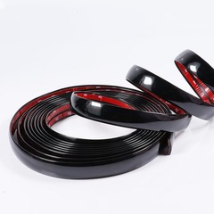 16ft Glossy Black Heavy Duty Automotive Trim Molding 1″ (25mm) Car Moldings