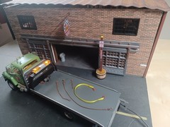 Tow Strap, Weathered Tow Cable, And 2 Chains For Tow Truck Or Shop Diorama 1/24