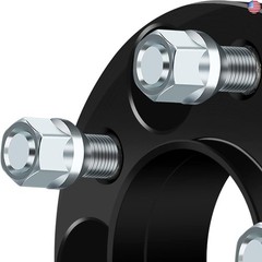 ECCPP 2PCS 1.25 inch Wheel Spacers hub Centric 5 Lug 5×4.5 to 5×4.5 5×114.3mm