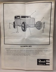 Vintage Parts – Revell Orange Crate Instruction Sheet – c. 1963