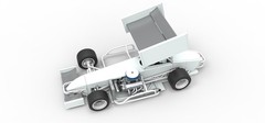 1:25 Scale Front Engine Sprint Car Resin Model Kit