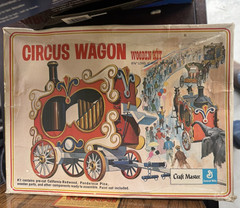 I’m Vintage MPC Ford Sunrunner Van & Craft Master Circus Wagon Model Kit Lot