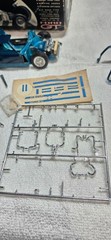 VINTAGE 60’S IMC MODELS FORD GT 1/25 SCALE PARTIAL BUILT MODLE KIT SEE PICTURES